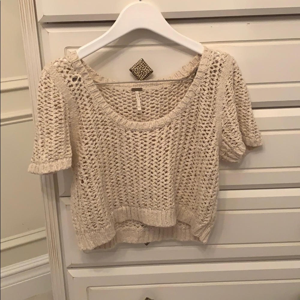 Free people cropped sweater
